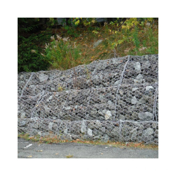 PVC Coated Welded Wire Hexagonal Gabions Basket Protection Panel And Gabion